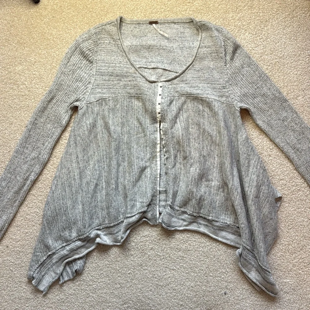✨HP✨ Free People Never Again Hook & Eye cardigan - Picture 4 of 8